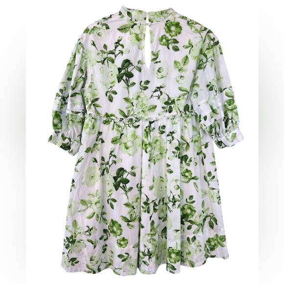 Anthropologie Maeve V-Neck Floral Tunic Dress - Picture 9 of 14